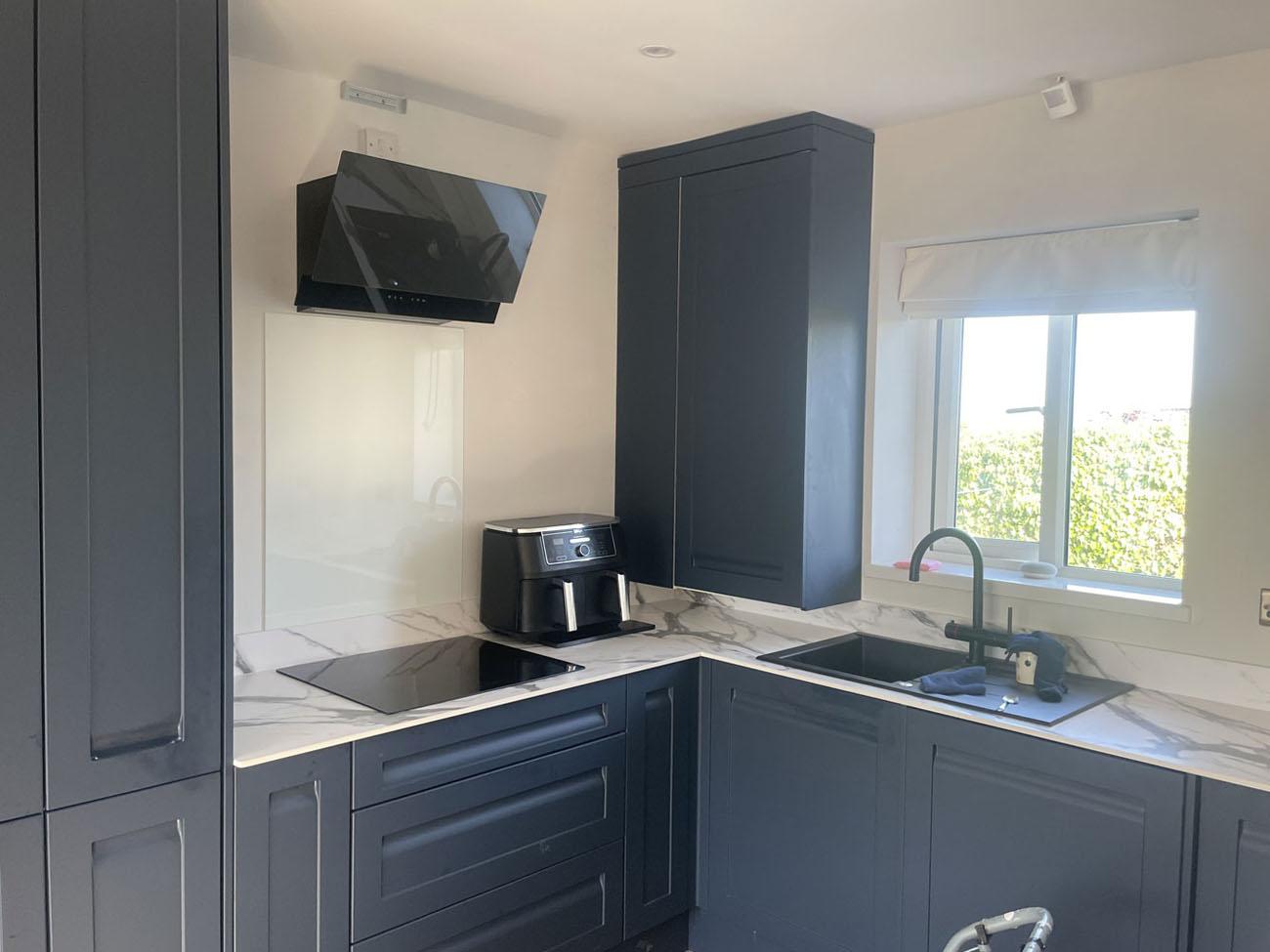 An image of a newly fitted kitchen worktop.